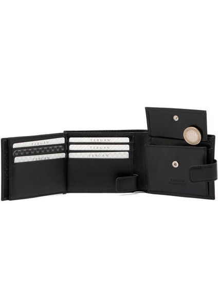 Siyah Hakiki Deri Erkek Cüzdan - S1CE00001638-A97