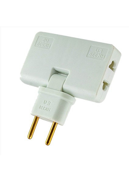 3x Döndür Eu Fiş Dönüştürücü 3&#39 Te 1 Döner Outlet Extender 180 Derece Uzatma Fiş Multi Fiş Çıkış Adaptörü Beyaz (Yurt Dışından) fırsatları