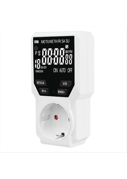 Dijital Zamanlayıcı Anahtarı Programlanabilir Zamanlama Soketi Outlet Cihazı Zaman Kontrolü Zamanlı Geri Sayım Ab Fişi (Yurt Dışından) modelleri
