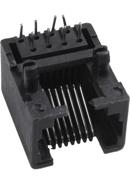 100PCS RJ45 8P8C Bilgisayar Internet Ağı Pcb Jack Socket Siyah (Yurt Dışından) fiyatları