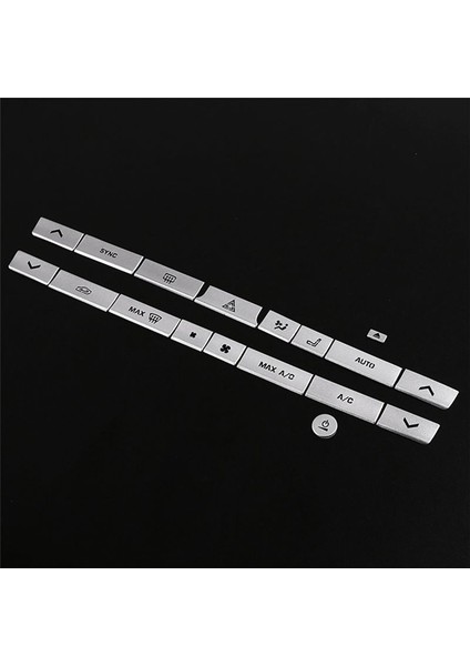 18PCS Araba Konsolları Klima Düğmesi Jaguar Xf Xfl Xe Xel 2015-2020 A/c Düğmesi Trims Cover (Yurt Dışından) modelleri