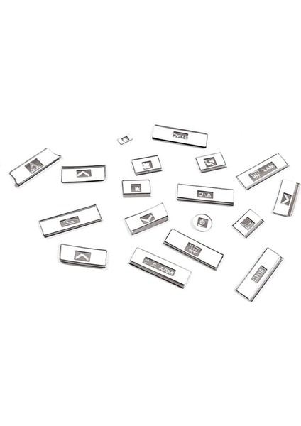 18PCS Araba Konsolları Klima Düğmesi Jaguar Xf Xfl Xe Xel 2015-2020 A/c Düğmesi Trims Cover (Yurt Dışından) fırsatları