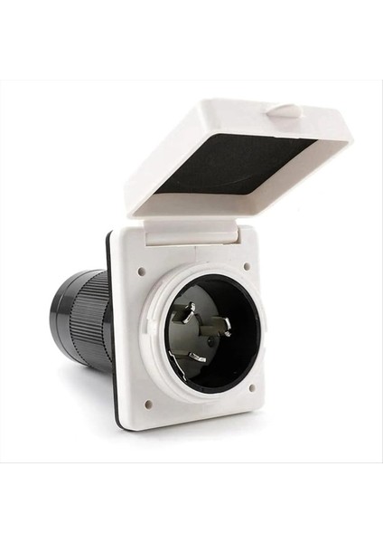 50A Rv Fiş Twist Lock Inlet Shore Güç Giriş Fişi 125V/250V Rv Deniz Teknesi Römork Kampı Kampı Için Power Reseptle (Yurt Dışından)
