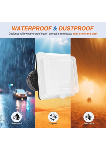 50A Rv Fiş Twist Lock Inlet Shore Güç Giriş Fişi 125V/250V Rv Deniz Teknesi Römork Kampı Kampı Için Power Reseptle (Yurt Dışından) modelleri