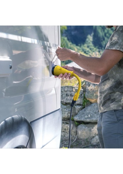 50A Rv Fiş Twist Lock Inlet Shore Güç Giriş Fişi 125V/250V Rv Deniz Teknesi Römork Kampı Kampı Için Power Reseptle (Yurt Dışından) fırsatları