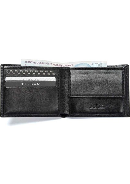 Siyah Hakiki Deri Erkek Cüzdan - S1CE00001483-A97
