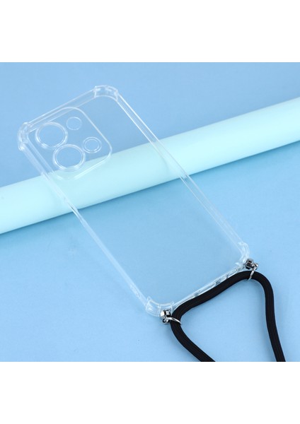 Xiaomi Redmi 15C Kılıf Güçlendirilmiş Köşe Tpu Şeffaf Telefon Kılıfı ve Kordon (Yurt Dışından) fiyatları