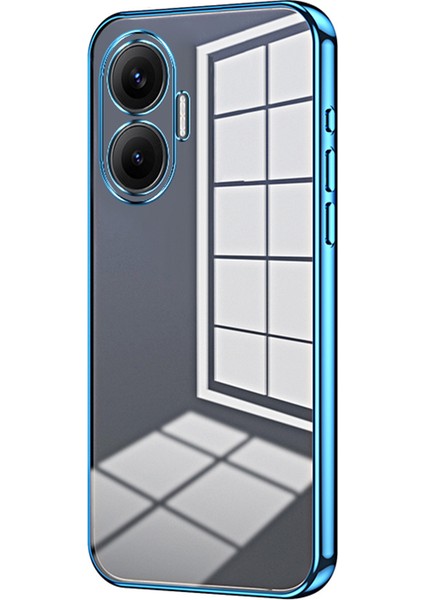 Xiaomi Poco F7 Kılıf Galvaniz Çerçeve Yumuşak Tpu Telefon Kılıfı (Yurt Dışından)