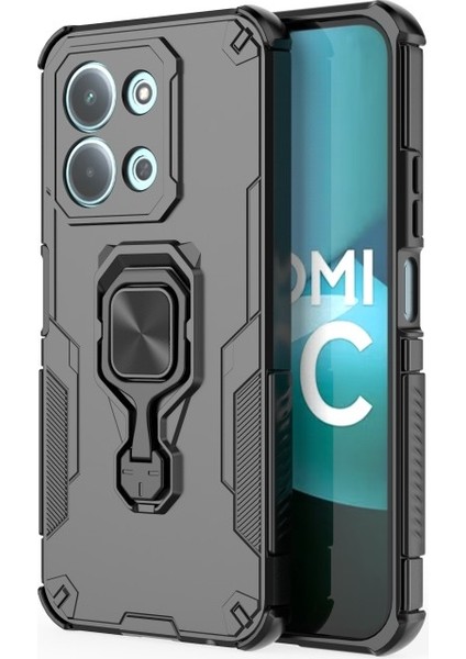 Xiaomi Redmi 15C Telefon Kılıfı Pc Tpu Arka Kapak Temperli Camlı Destek Standı (Yurt Dışından) modelleri