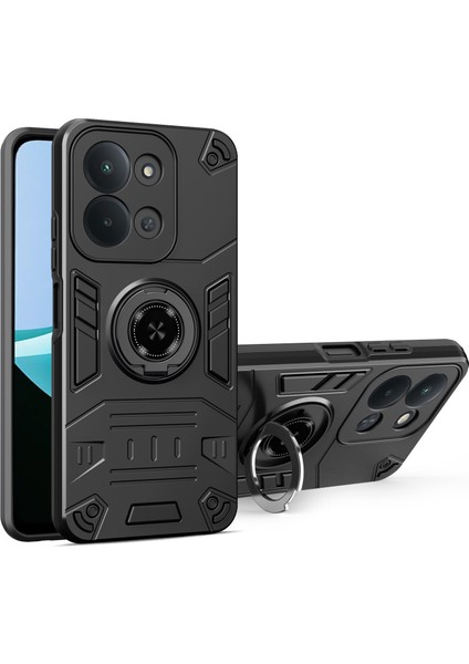 Xiaomi Redmi 15C Kılıf, Halka Tutucu, Ayaklı Pc + Tpu Düşmeye Karşı Dayanıklı Telefon Kılıfı (Yurt Dışından)