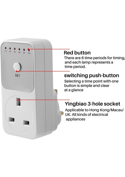 Akıllı Kontrol Geri Sayım Zamanlayıcı Anahtarı Eklentisi Soket Otomatik Kapat Çıkış Uk Fişi (Yurt Dışından) fırsatları