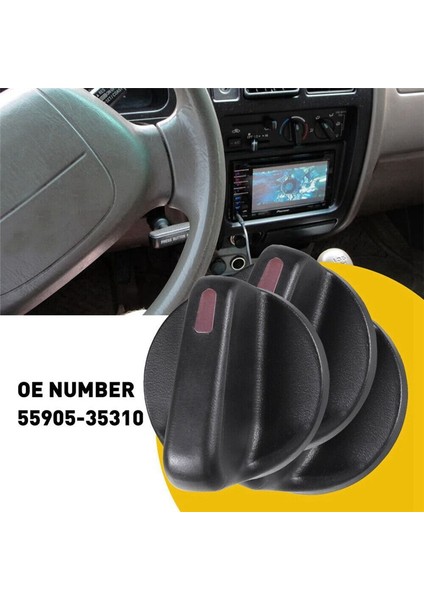 Toyota Tacoma Için 3x Araç Iç Anahtar Kontrolü Klima Knob 1995-2004 55905-35310 (Yurt Dışından) fiyatları