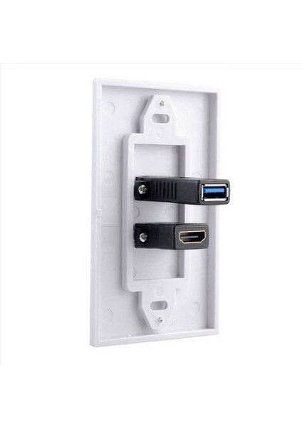 8x 2port Hdmı+Usb 3 0 Dişi Duvar Yüz Plakası Paneli Çıkış Soketi Genişletici Beyaz (Yurt Dışından) fırsatları