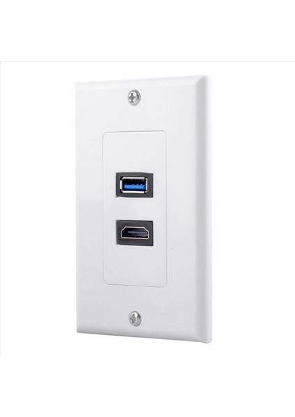 8x 2port Hdmı+Usb 3 0 Dişi Duvar Yüz Plakası Paneli Çıkış Soketi Genişletici Beyaz (Yurt Dışından) indirimleri
