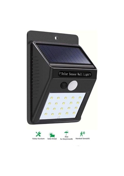 Kablosuz Solar LED Lamba | Bahçe, Veranda, Merdiven Işığı, Otomatik Aç-Kapa Sensörlü modelleri
