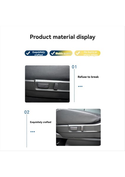 Mitsubishi Outlander Airtrek Için Asx Pajero Lance-Ex Güç Koltuk Ayar Düğmesi Kapak 6940A041XA 6940A119XB (Yurt Dışından) fırsatları