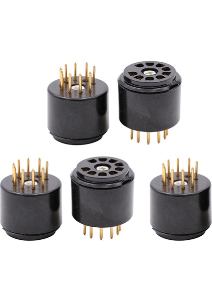 9pin Vakum Tüp Soket 6dj8 12AX7 ECC83 B339 CV492 6L13 12AU7 ECC82 B329 Hıfı Tüp Amp Altın Kaplama (Yurt Dışından)