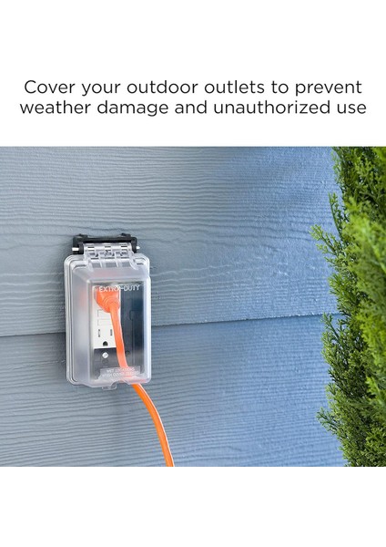 Açık Outlet Kapağı Tek Çeteli Dış Çıkış Kapağı Hava Koşullarına Dayanıklı Muhafaza Elektrik Kutusu Su Geçirmez Fiş Kapakları (Yurt Dışından) fırsatları