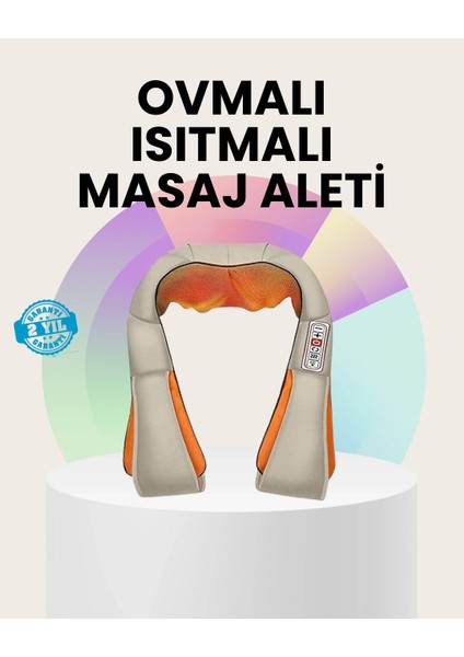 Isıtmalı Ovmalı Masaj Aleti Kas Gevşetici ve Kan Dolaşımı Düzenleyici