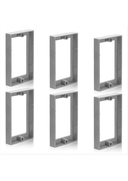 6 Elektrik Kutusu Genişletici 1/2 Inç Tek Çeteli Priz Çıkış Kutusu Genişleticileri Elektrikli Çıkış Anahtarı Için (Yurt Dışından)