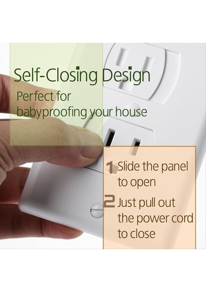 12 Paket Kendi Kendini Kapatan Elektrikli Çıkış Kapakları Çocuk Döşemeli Güvenlik Duvarı Soket Plakaları (Yurt Dışından) modelleri