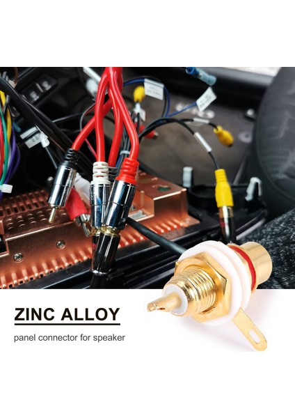 20PCS Altın Kaplama Rca Terminal Jack Fiş Amplifikatör Hoparlör Için Kadın Soketi Şasi Paneli Konektörü (Yurt Dışından) indirimleri