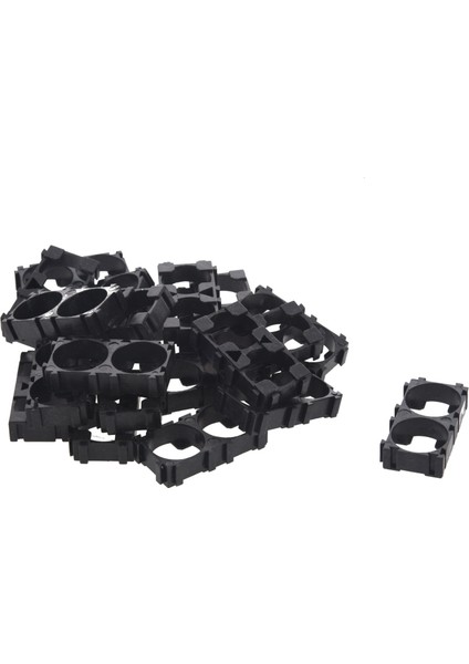 60X 18650 Lityum Pil Dıy Hücre Paketi Siyah Için Çift Tutucu Braketi (Yurt Dışından) fiyatları