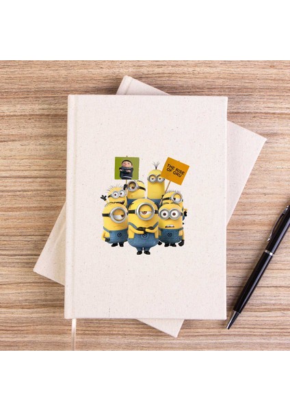 Minions The Rise Of Gru Banner Çizgisiz Kanvas Defter Çizgisiz