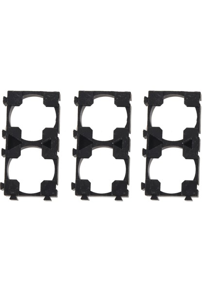 60X 18650 Lityum Pil Dıy Hücre Paketi Siyah Için Çift Tutucu Braketi (Yurt Dışından) modelleri