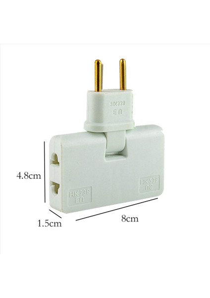 4x Döndür Eu Fiş Dönüştürücü 3&#39 Te 1 Döner Outlet Extender 180 Derece Uzatma Fiş Multi Fiş Çıkış Adaptörü Beyaz (Yurt Dışından) fiyatları