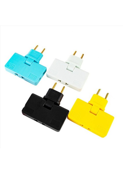 4x Döndür Eu Fiş Dönüştürücü 3&#39 Te 1 Döner Outlet Extender 180 Derece Uzatma Fiş Multi Fiş Çıkış Adaptörü Beyaz (Yurt Dışından) fırsatları