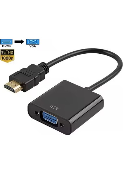 Sp-Hd/vga Audıo HDMI To VGA Dönüştürücü Adaptör