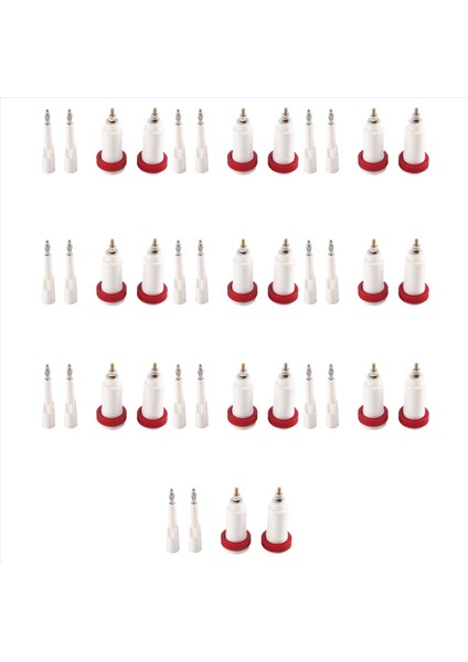 20 Çift 4 mm Muz Çapraz Kriko 10KV -30KV Voltaj Konnektör Fiş ve Soket Güç Kaynağı Test Aleti (Yurt Dışından)