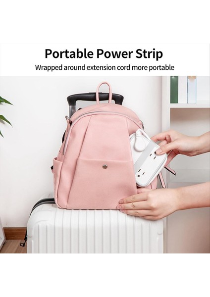 8AC 2usb Seyahat Taşınabilir Depolama Kablo Kabloları Için Birden Fazla Yuva ve Delikli Seyahat Taşınabilir Depolama Kabloları Için 8AC 2usb (Yurt Dışından) fiyatları