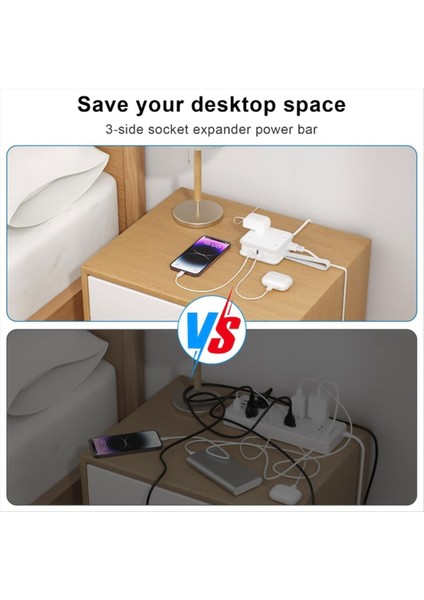 8AC 2usb Seyahat Taşınabilir Depolama Kablo Kabloları Için Birden Fazla Yuva ve Delikli Seyahat Taşınabilir Depolama Kabloları Için 8AC 2usb (Yurt Dışından) fırsatları