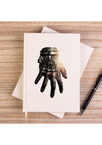 Call Of Iron Hand Çizgisiz Kanvas Defter Çizgisiz