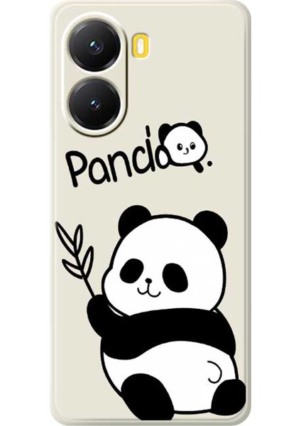 Xiaomi Poco X7 Pro Kılıfı Panda Desenli Düz Kenar Tpu Telefon Arka Kapağı (Yurt Dışından)