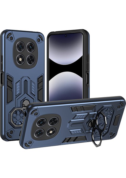 Xiaomi Poco X7/4g Yüzük Tutucu Ayaklı Pc + Tpu Darbeye Dayanıklı Kılıf (Yurt Dışından)