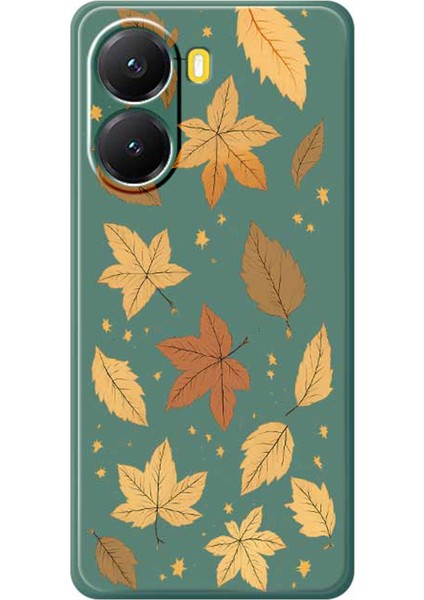 Xiaomi Poco X7 Pro Kılıf Akçaağaç Yaprakları Desenli Düz Kenar Tpu Telefon Arka Kapağı (Yurt Dışından)