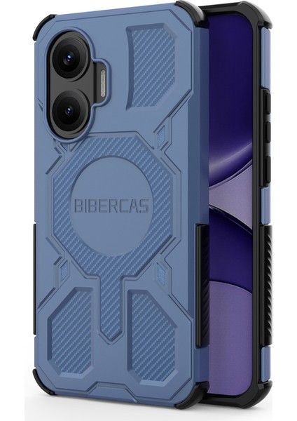 Xiaomi Poco F7 Kılıfı Magsafe Anti Drop Tpu + Pc Telefon Kılıfı ile Uyumlu (Yurt Dışından)