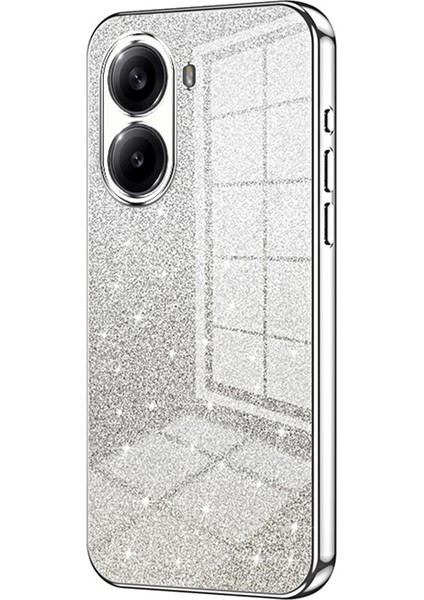 Xiaomi Poco X7 Pro Kılıf Elektrokaplama Degrade Simli Tpu Telefon Kılıfı (Yurt Dışından)