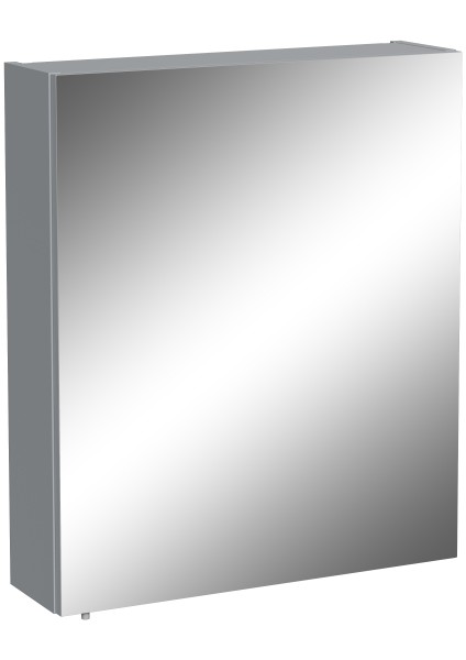 Shift T20 Aynalı Banyo Dolabı 81005, 60 Cm, Sağ Kapaklı, Kül Gri, Asma Tip, Yavaş Kapanır