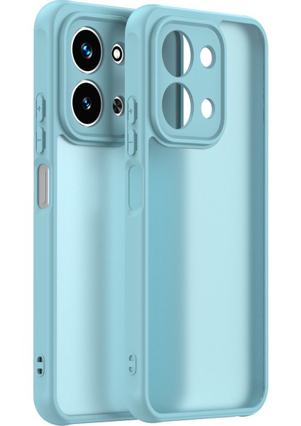 Xiaomi Redmi 15C Kılıfı Için Düşmeye Dayanıklı Hava Yastıkları Buzlu Şeffaf Pc + Tpu Telefon Arka Kapağı (Yurt Dışından)