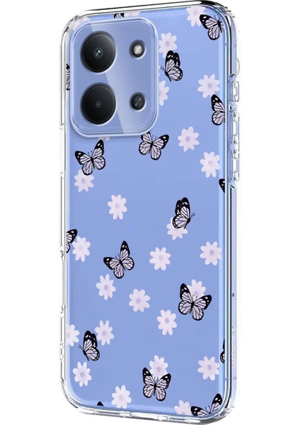 Xiaomi Redmi 15C Kılıf Kelebek Çiçek Desenli Baskılı Tpu Telefon Arka Kapağı (Yurt Dışından) fiyatları