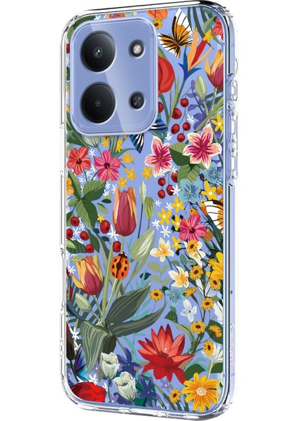 Xiaomi Redmi 15C Kılıf Kelebek Çiçek Desenli Baskılı Tpu Telefon Arka Kapağı (Yurt Dışından) fiyatları