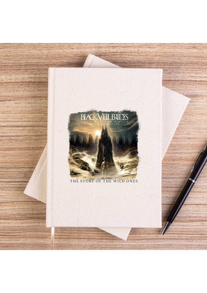 Black Veil Brides Wretched & Divine The Story Of The Wild Ones Çizgisiz Kanvas Defter Çizgisiz