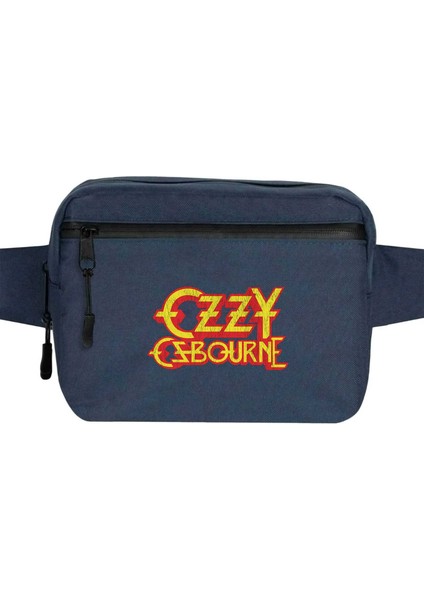 Ozzy Osbourne Bel Çantası Fermuarlı Lacivert Renk