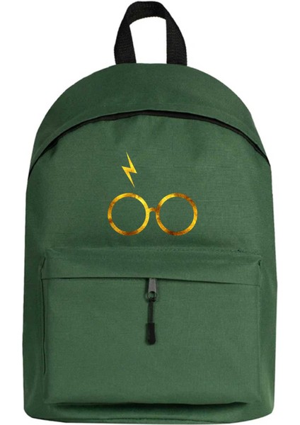 Harry P. Glasses Sırt Çantası Yeşil Renk