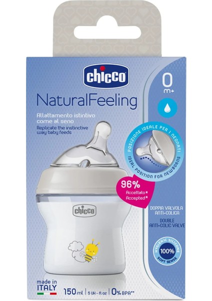 Natural Feeling Biberon 150 ml Yenidoğanlar İçin Yumuşak ve Esnek Tasarım indirimleri