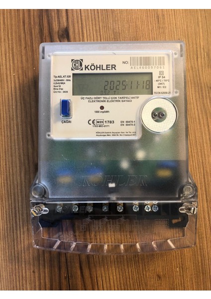 Elektronik Trifaze Sayaç SYC004